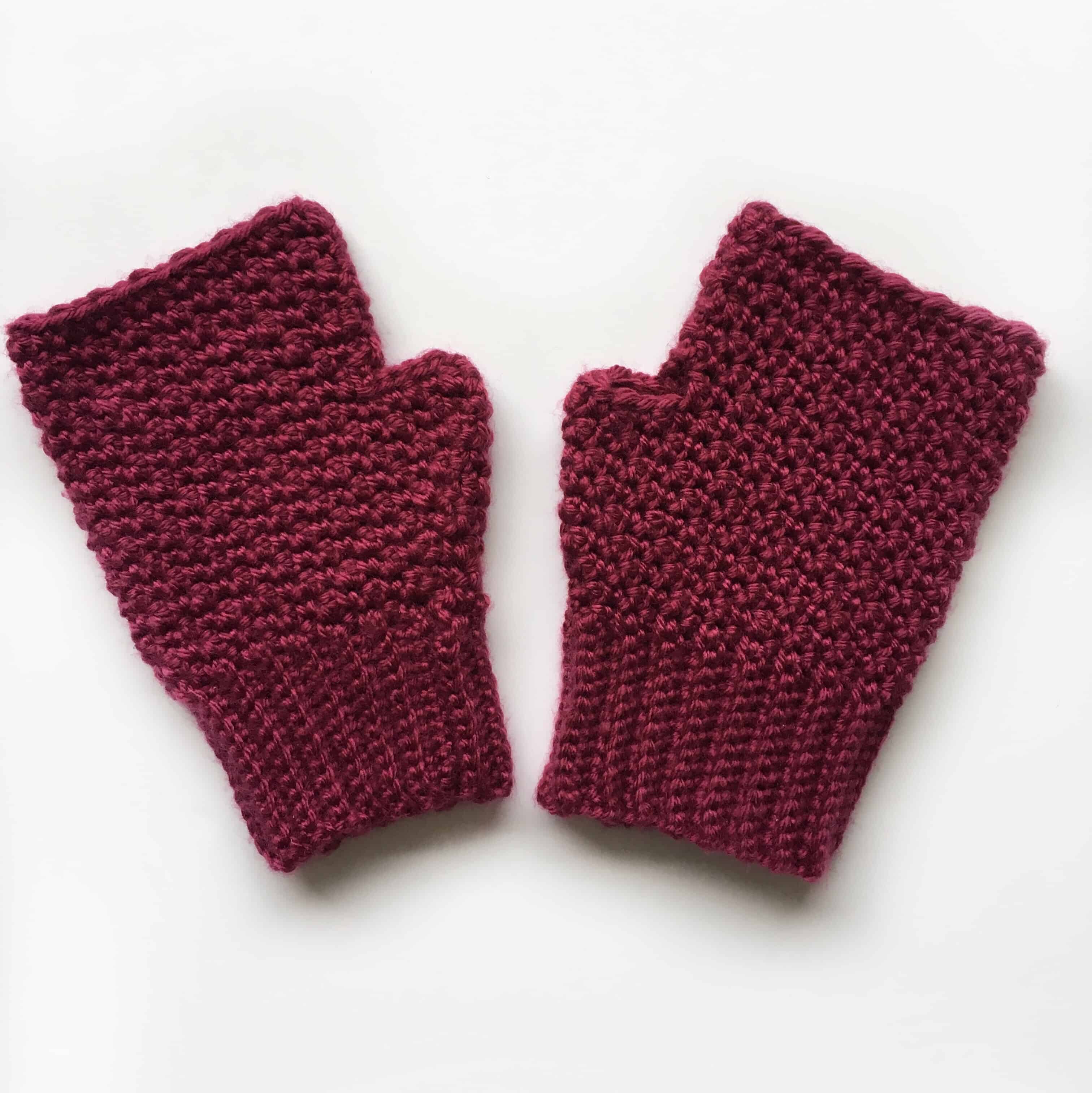 Free crochet mittens pattern