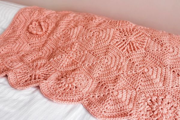 Crochet hexagon blanket pattern