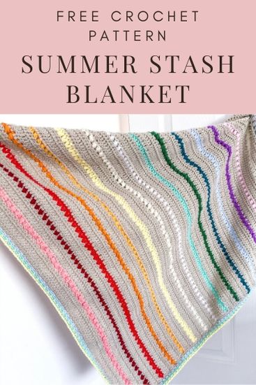 Summer Stash Crochet Blanket Pattern