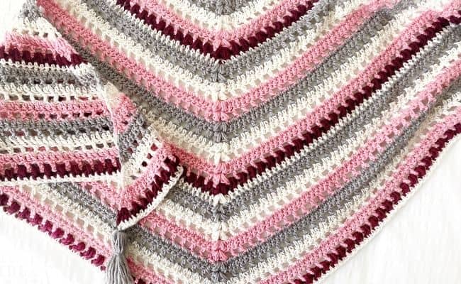 Triangle Shawl Crochet Pattern