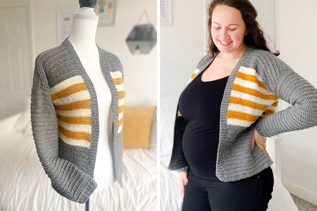 Crochet cardigan pattern on sale uk