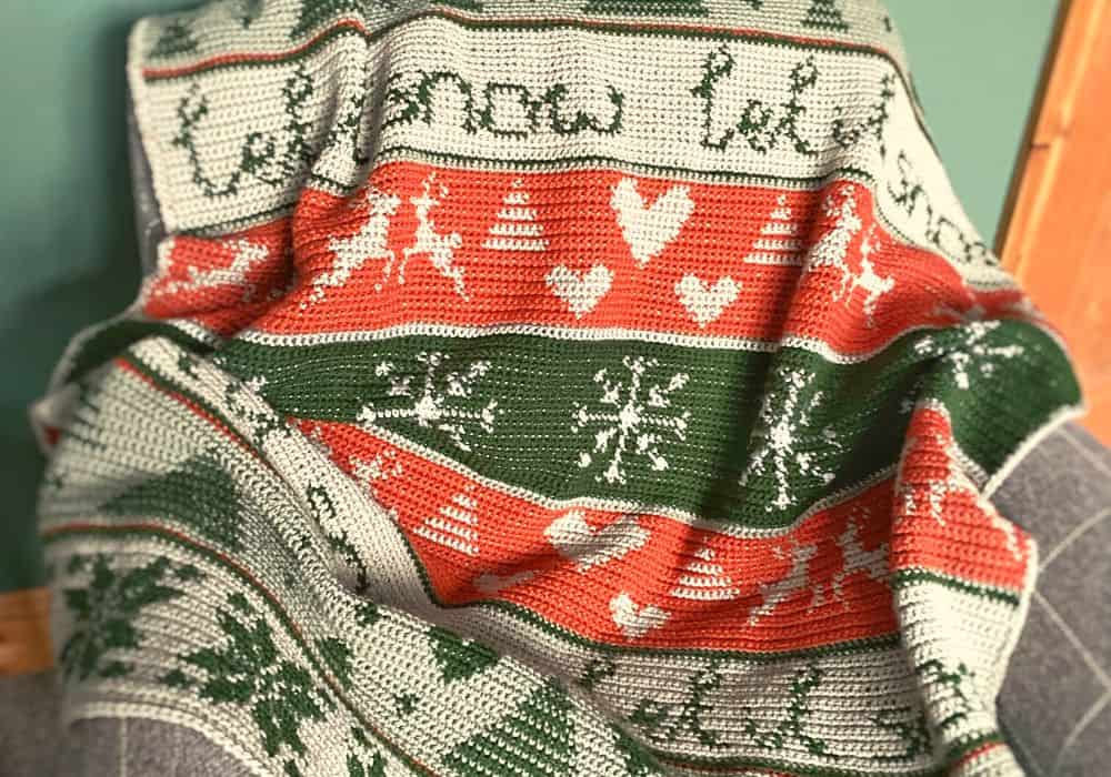 Christmas Blanket Crochet Pattern
