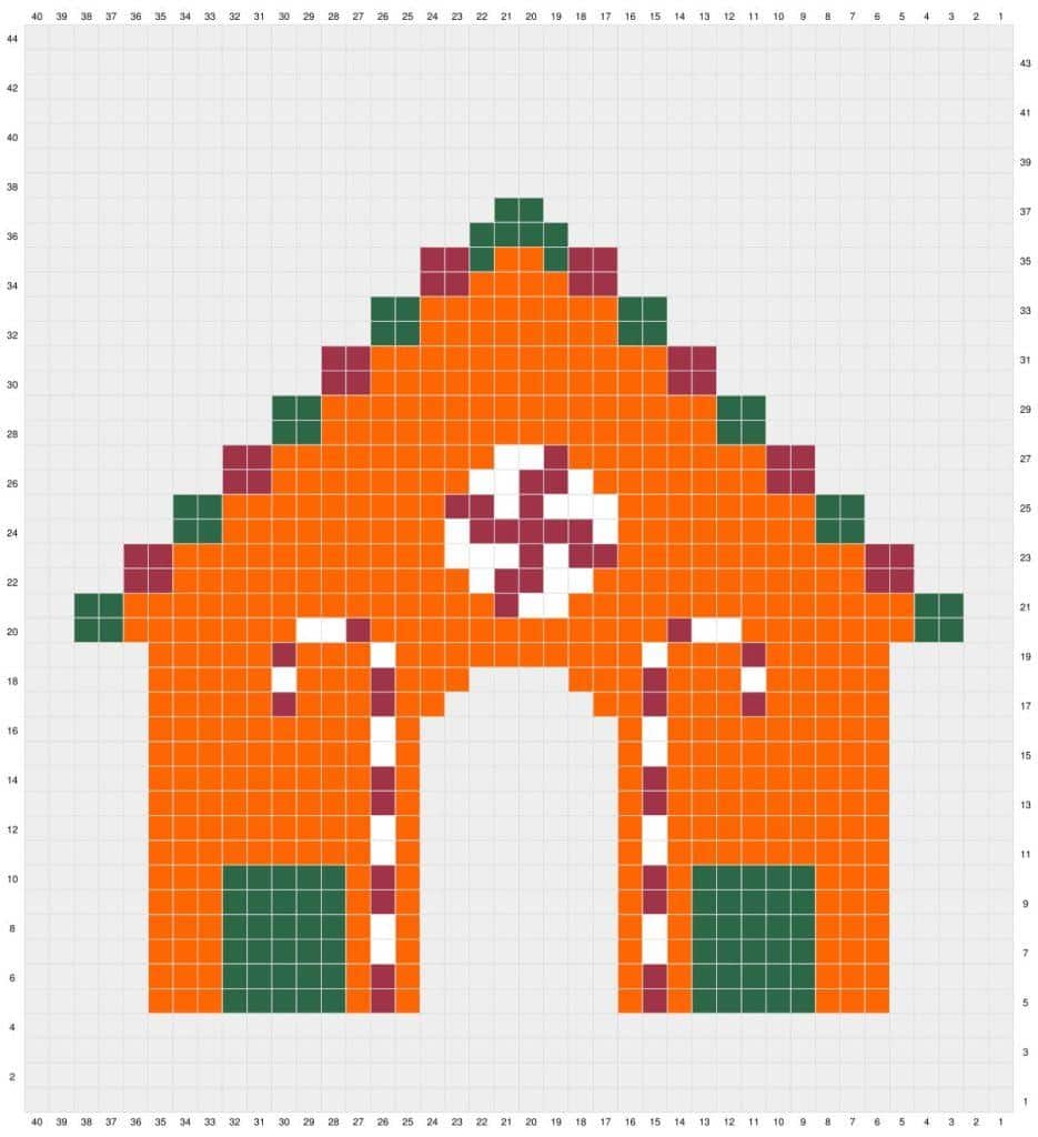Gingerbread House Crochet Pattern
